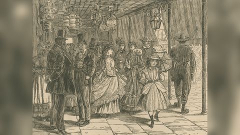 Dunn, depicted far left, was one of a large number of free African American, Afro-Creole and Haitian men living in French-cultured New Orleans.