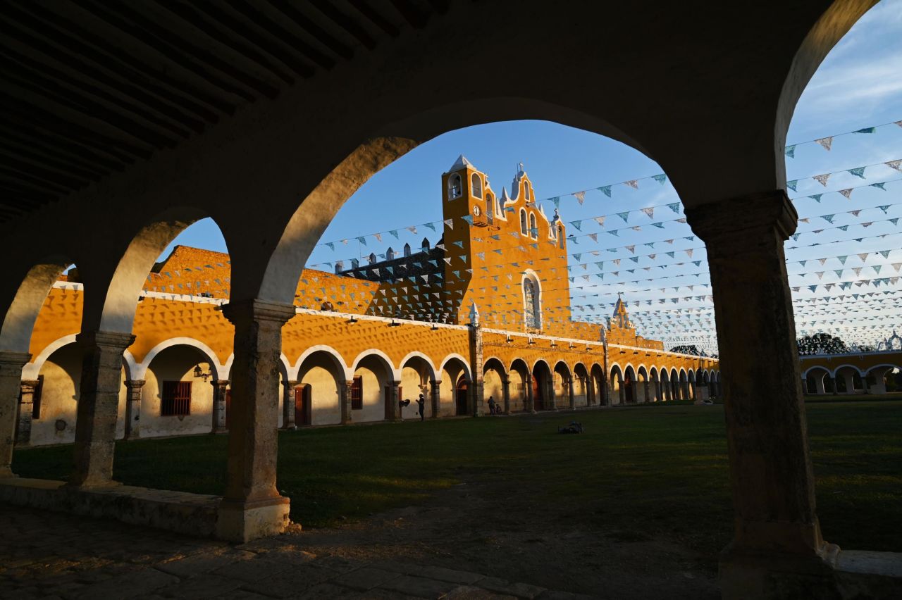 The historic town of Izamal is pictured on December 19, 2020. 