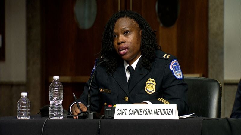 Carneysha Mendoza, US Capitol Police Captain, Describes Chemical Burns ...