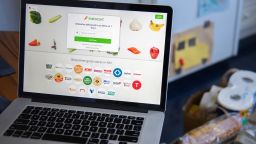 The Instacart website on a laptop computer arranged in Hastings-on-Hudson, New York, U.S., on Monday, Jan. 4, 2021. A booming market for U.S. initial public offerings shows no sign of slowing in 2021. Grocery-delivery company Instacart Inc. is preparing for a listing, according to people familiar with the matter. Photographer: Tiffany Hagler-Geard/Bloomberg via Getty Images