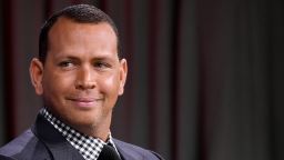 NEW YORK, NY - MAY 08:  Sports commentator and former professional baseball player Alex Rodriguez takes part in a panel during WSJ's The Future of Everything Festival at Spring Studios on May 8, 2018 in New York City.  (Photo by Michael Loccisano/Getty Images)