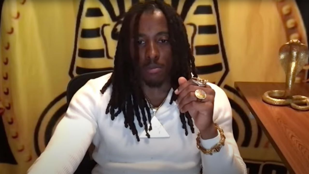 Young Pharoah appears in a clip posted to his YouTube channel