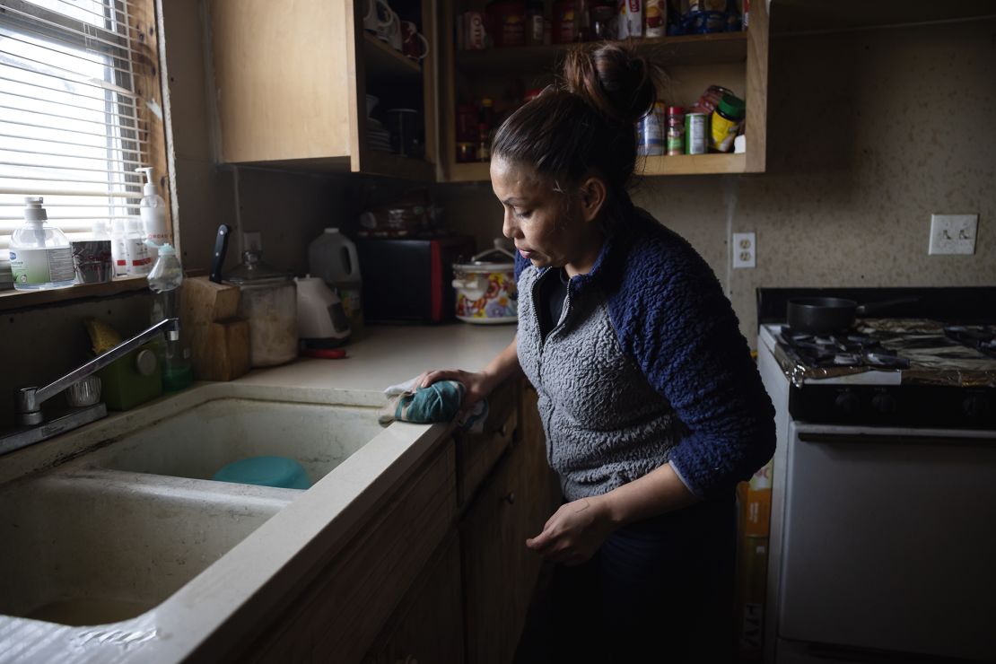 Maria Pineda's son, Cristian Pavon Pineda, 11, died as temperatures plummeted into the teens on February 16.
