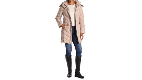 Kenneth Cole New York Faux Fur-Trimmed Quilted Down Puffer 