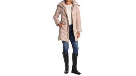 Kenneth Cole New York Faux Fur-Trimmed Quilted Down Puffer