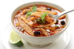 Crispy fried (or baked) tortilla strips are more than just a topping in chicken tortilla soup.