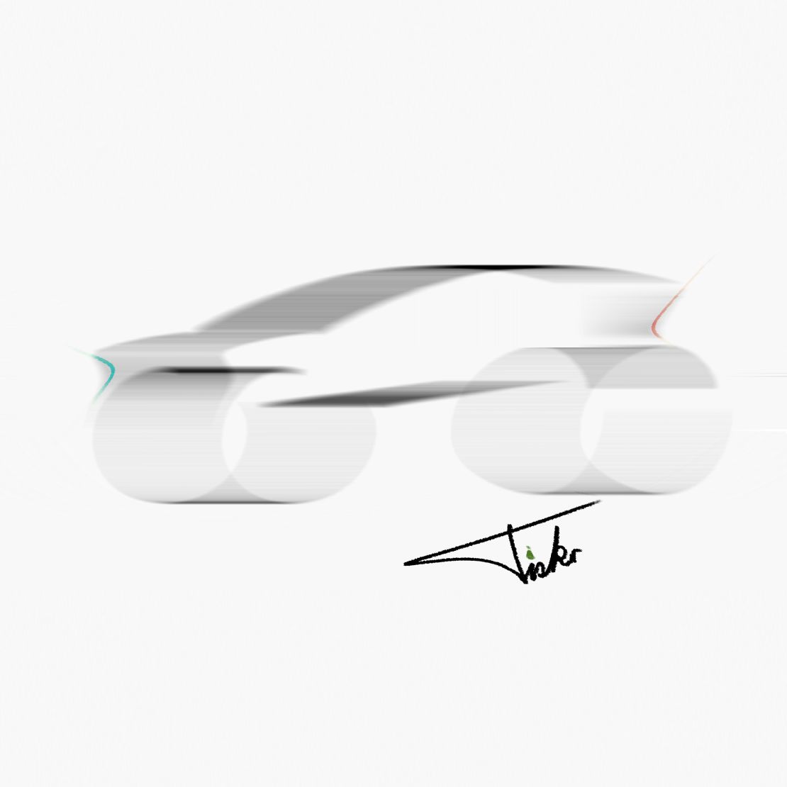 Fisker and Foxconn released this sketch of their proposed electric vehicle.