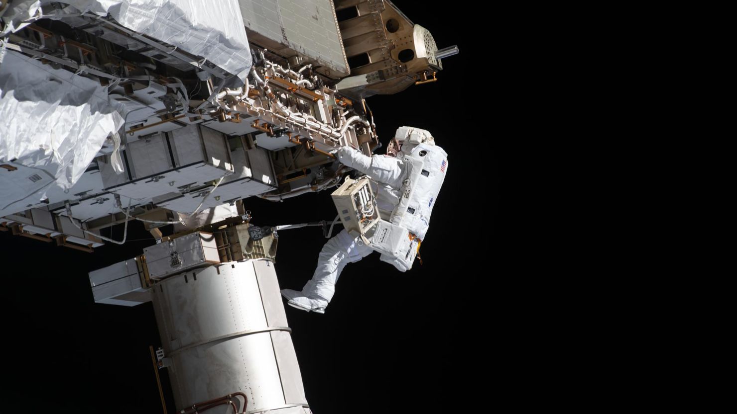 NASA astronaut Victor Glover Jr. conducted a spacewalk outside the International Space Station on January 27 in preparation for upcoming solar array upgrades.