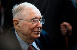 Vice Chairman of Berkshire Hathaway, Charlie Munger attends the annual Berkshire shareholders meeting in Omaha, Nebraska, May 3, 2019. (Photo by Johannes Eisele/AFP/Getty Images)