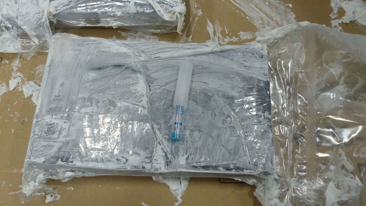 Police say the cocaine seizure is the largest ever confiscated in Europe.
