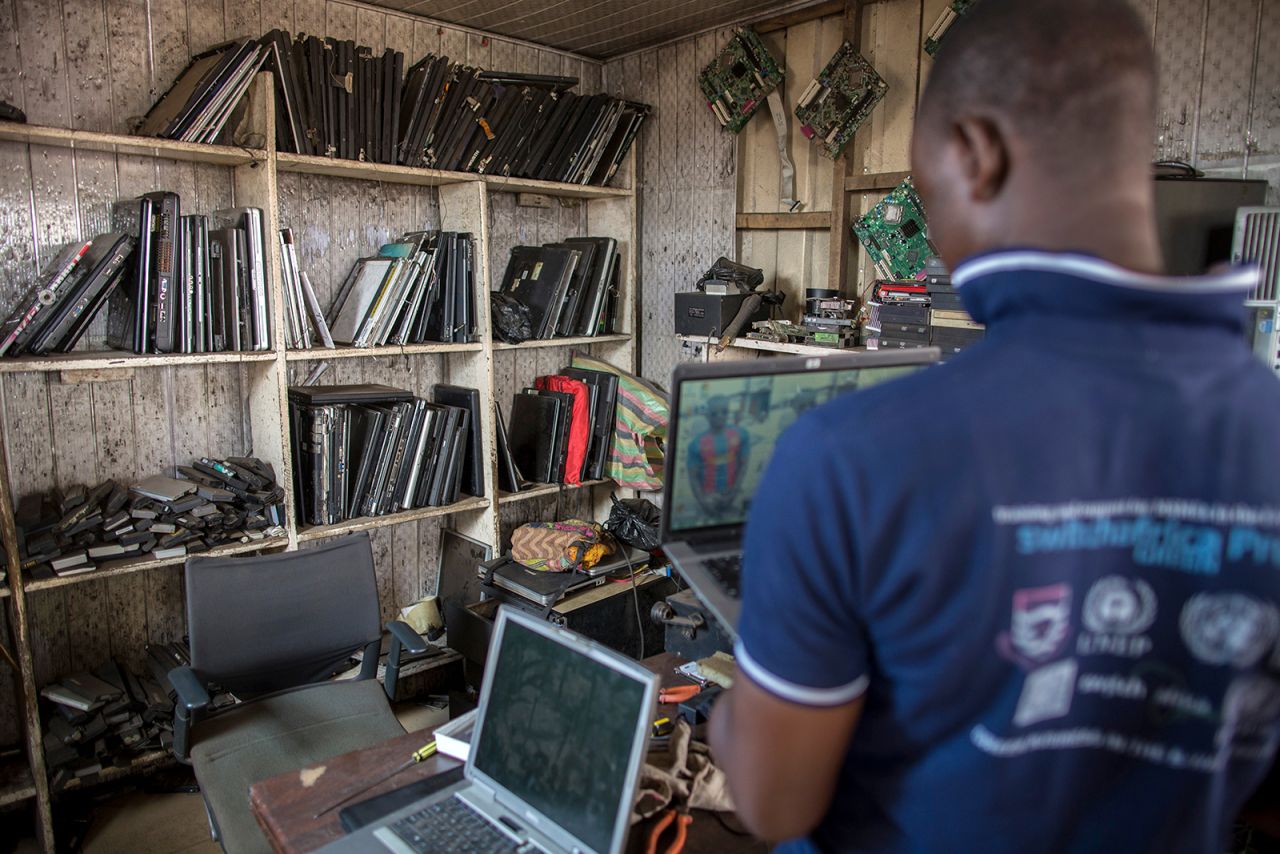 The amount of e-waste from screens and monitors decreased by 1% since 2014, according to the GEM report. Boxy CRT (cathode-ray tube) monitors have been replaced by flatter, lighter screens, which decreases the weight.