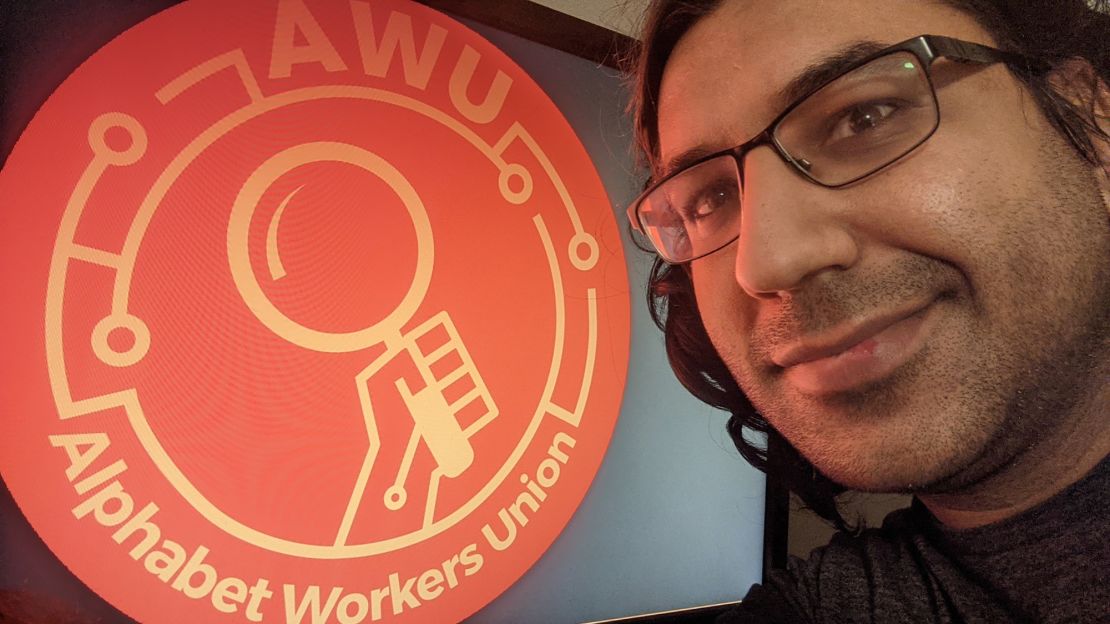 Alex Gorowara, a Google software engineer and one of the co-founders of the Alphabet Workers Union.