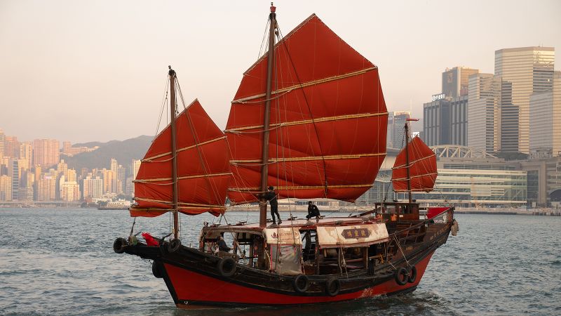The last of Hong Kong's original wooden junk boats is still afloat ...