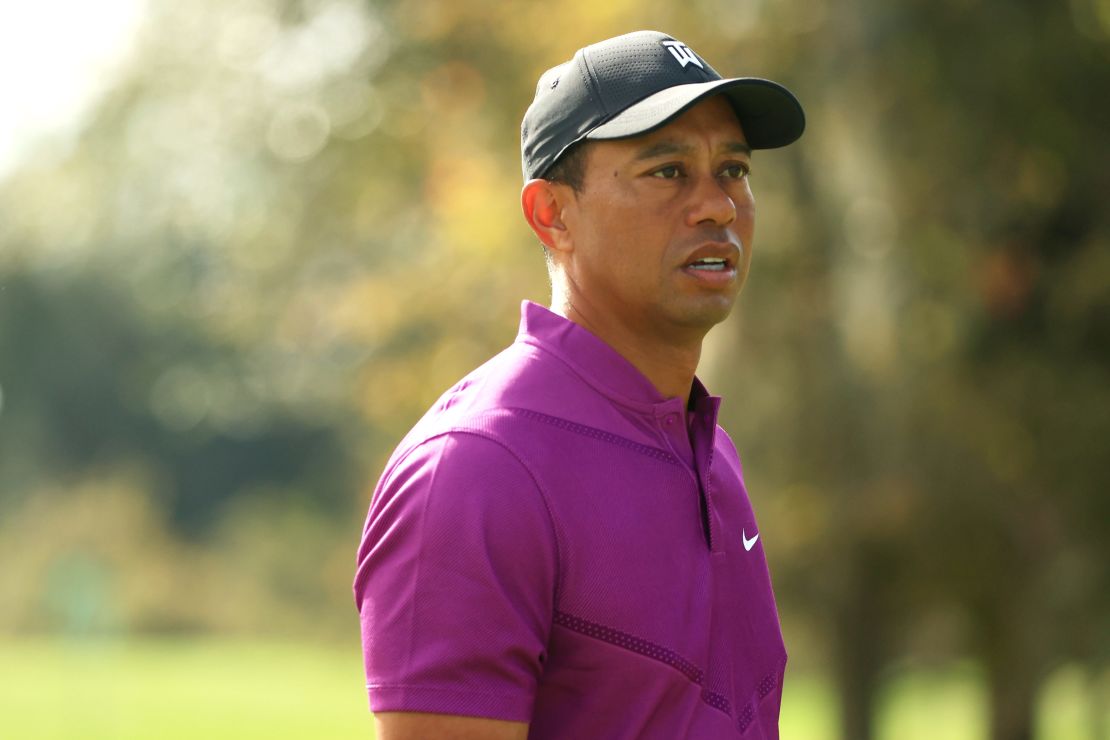 Tiger Woods was "acting in a manner consistent with someone suffering from shock due to having been involved in a major traffic collision," according to a police crash scene investigation.
