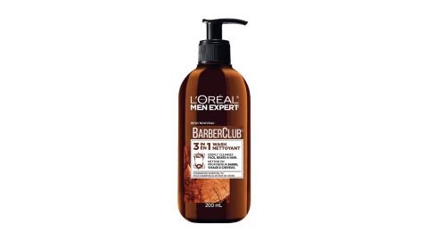 L'Oreal Paris Men Expert BarberClub, 3-In-1 Mens Face + Beard + Hair Wash