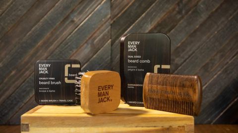 Every Man Jack Beard Brush with Tin