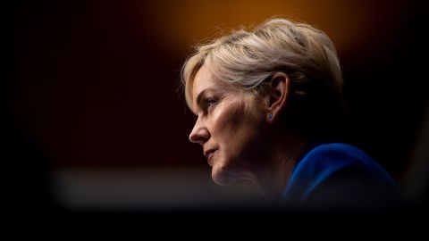 Former Michigan Governor Jennifer Granholm testifies before the Senate Energy and Natural Resources Committee during a hearing to examine her nomination to be Secretary of Energy, on Capitol Hill, January 27, 2021 in Washington, DC. 