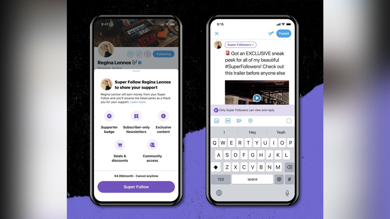Super Follows would allow users to pay creators on Twitter for access to additional content.