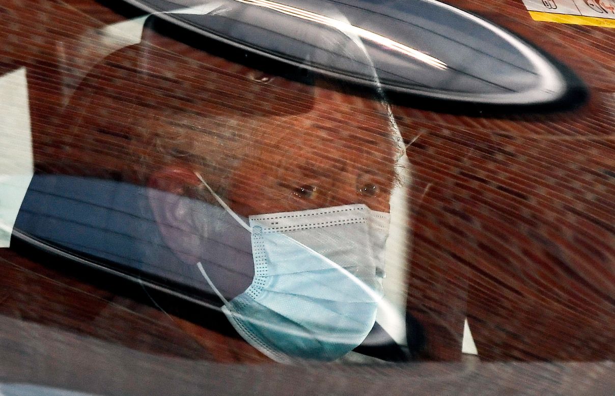Britain's Prince Charles leaves a London hospital by car after visiting his father, Prince Philip, on Saturday, February 20. <a href="https://www.cnn.com/2021/01/12/world/gallery/prince-philip/index.html" target="_blank">Philip,</a> the 99-year-old husband of Queen Elizabeth II, <a href="https://www.cnn.com/2021/02/23/uk/prince-philip-infection-hospital-scli-intl-gbr/index.html" target="_blank">is being treated for an infection,</a> according to Buckingham Palace.