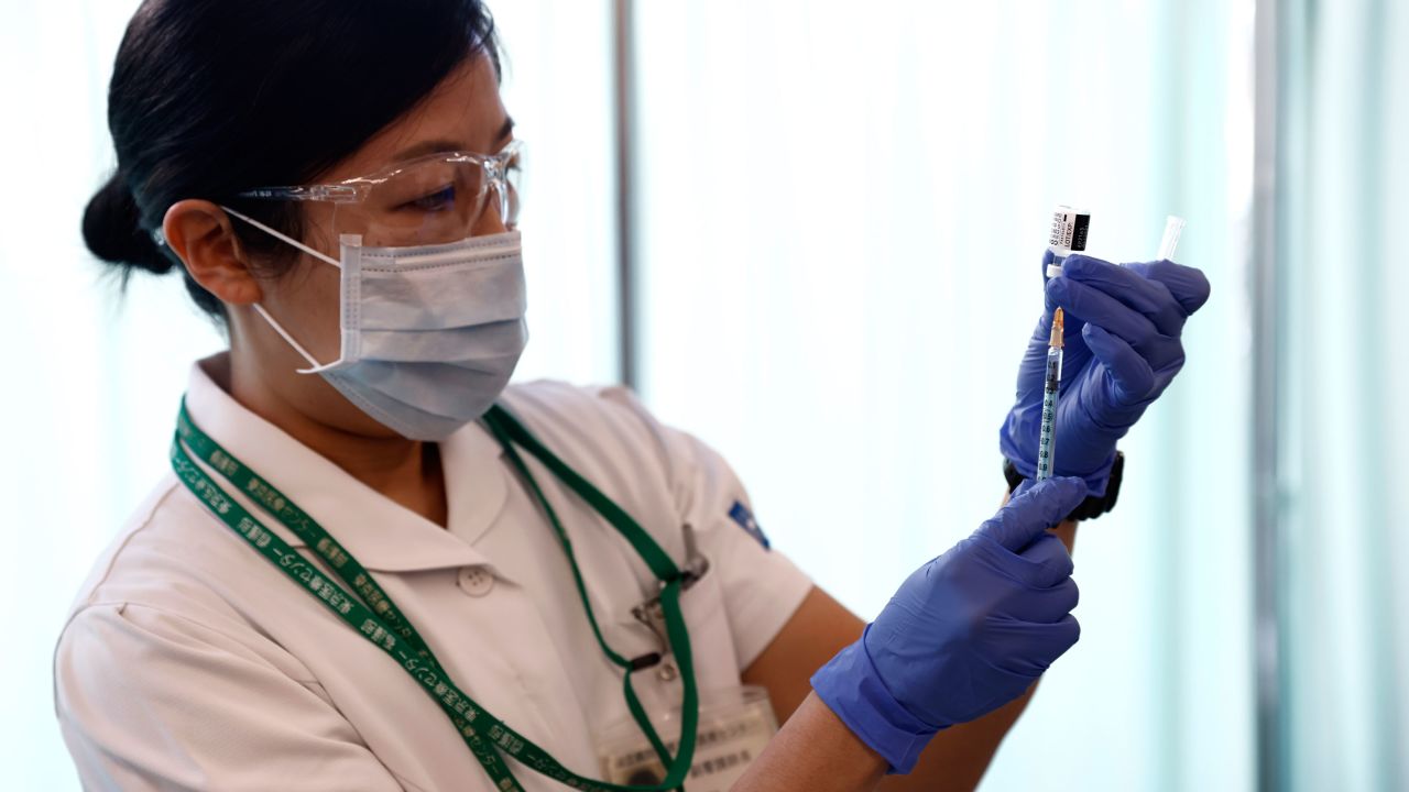 Japan started its coronavirus vaccine rollout in mid-February with the Pfizer-BioNtech shot.
