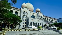 High Court Building , Palace of justice in Malaysia Federal Territory with islamic architecture by using dome in the middle of the building