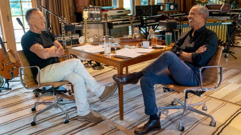 Obama Springsteen Spotify podcast