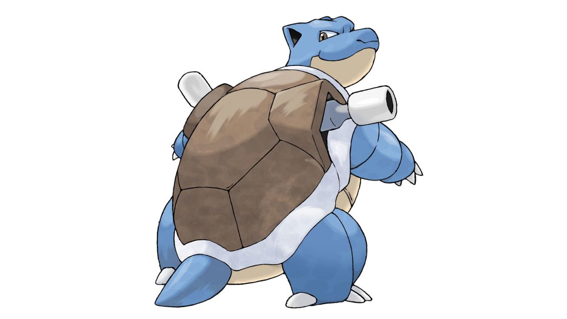 The cutesy Squirtle evoled into Wortortle and, eventually, Blastoise (pictured).