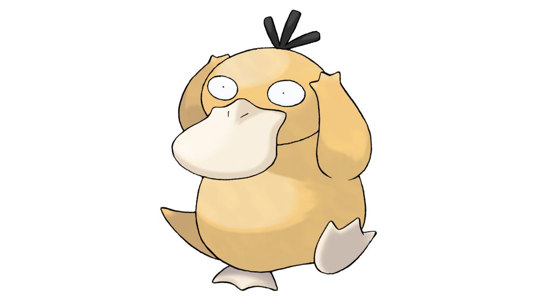 Psyduck, a duck with psychic abilities.