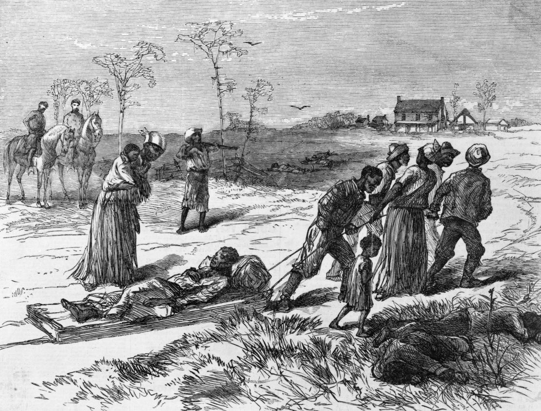 The Colfax Massacre of 1873, LA - The White League paramilitary group and the Ku Klux Klan killed over 100 Black militiamen who had gathered to protect their civil and voting rights. Violence continued for decades until poll taxes and other tactics effectively suppressed Radical Republican and Black voters.
