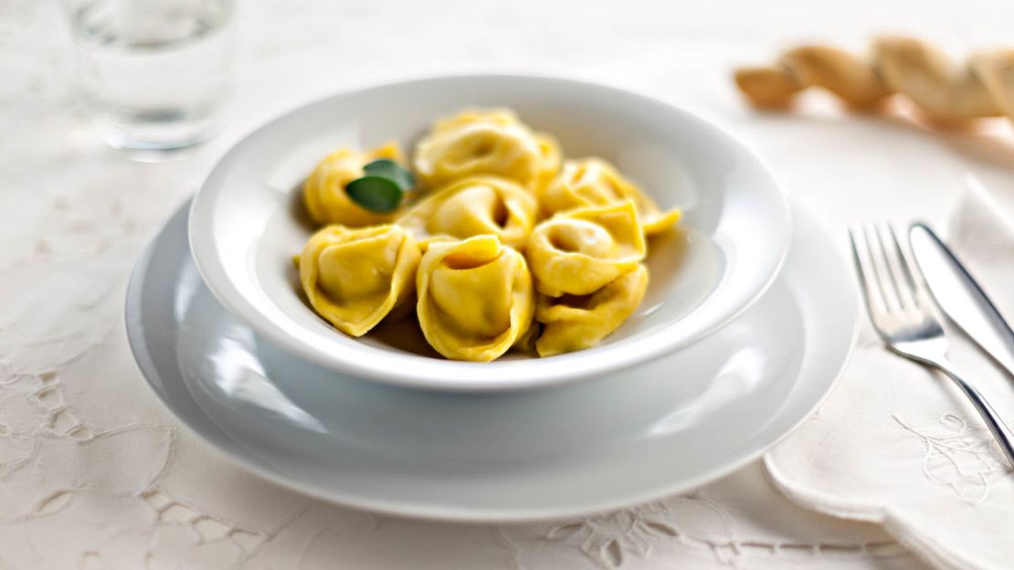 Cappellacci di zucca -- pumpkin-stuffed pasta.