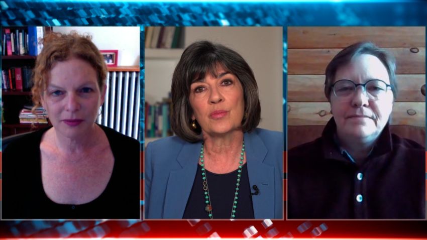 amanpour women in blue