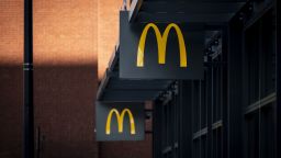 Signage is displayed outside a McDonald's Corp. restaurant in Chicago, Illinois, U.S., on Monday, July 22, 2019. McDonald's is scheduled to release earnings figures on July 26. Photographer: Christopher Dilts/Bloomberg via Getty Images