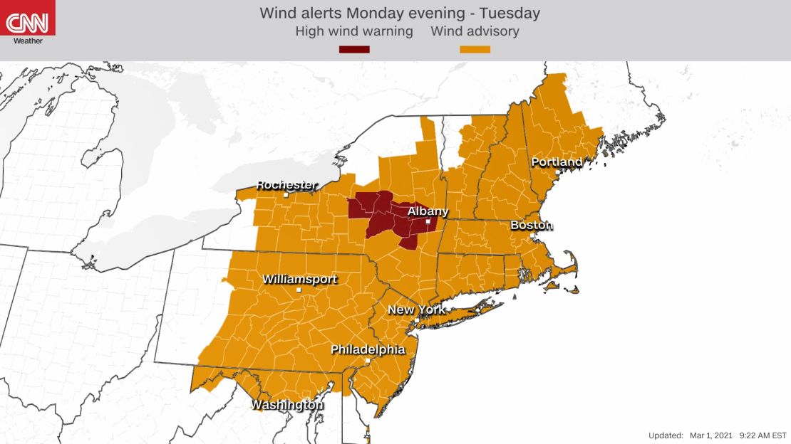 northeast wind alerts 030121