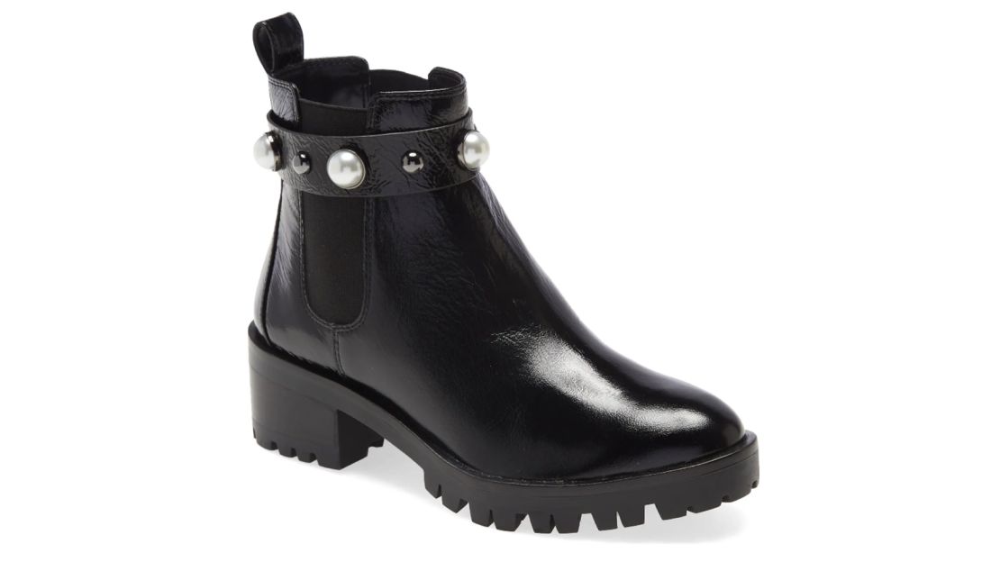 Karl Lagerfeld Paris Pola Studded Chelsea Bootie