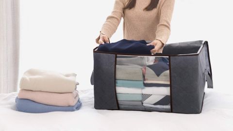 Lifewit Large Capacity Clothes Storage Bag Organizer