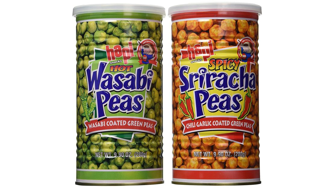 Hapi Hot Wasabi Peas + Spicy Sriracha Peas Combo Pack 