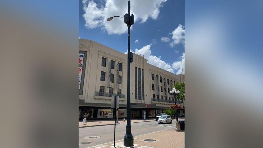 Some street lights in San Antonio, Texas, are compatible with 4G and 5G