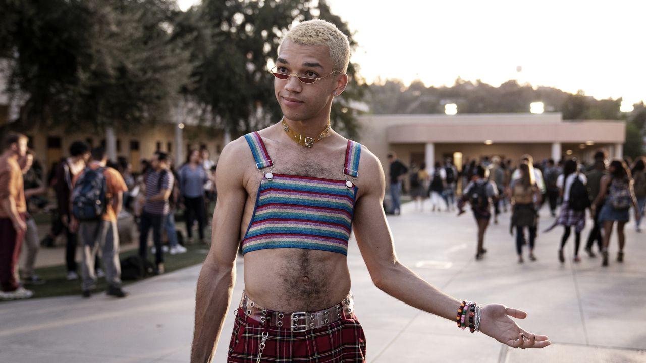 Justice Smith plays Chester, an out and proud water-polo star, in "Genera+ion."
