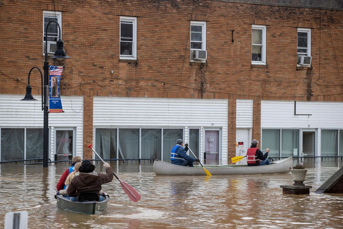 Flooding in downtown Beattyville