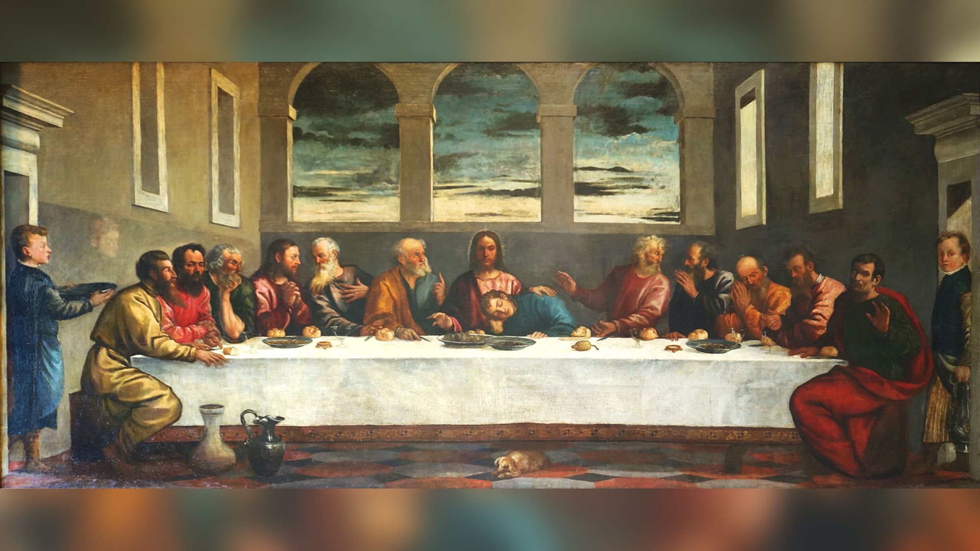 Время тайной вечери. Тициан Тайная вечеря. Тайная вечеря картина Леонардо да Винчи. Картина Тайная вечеря Тициана. Тициан (Тициано Вечеллио) Тайная вечеря.
