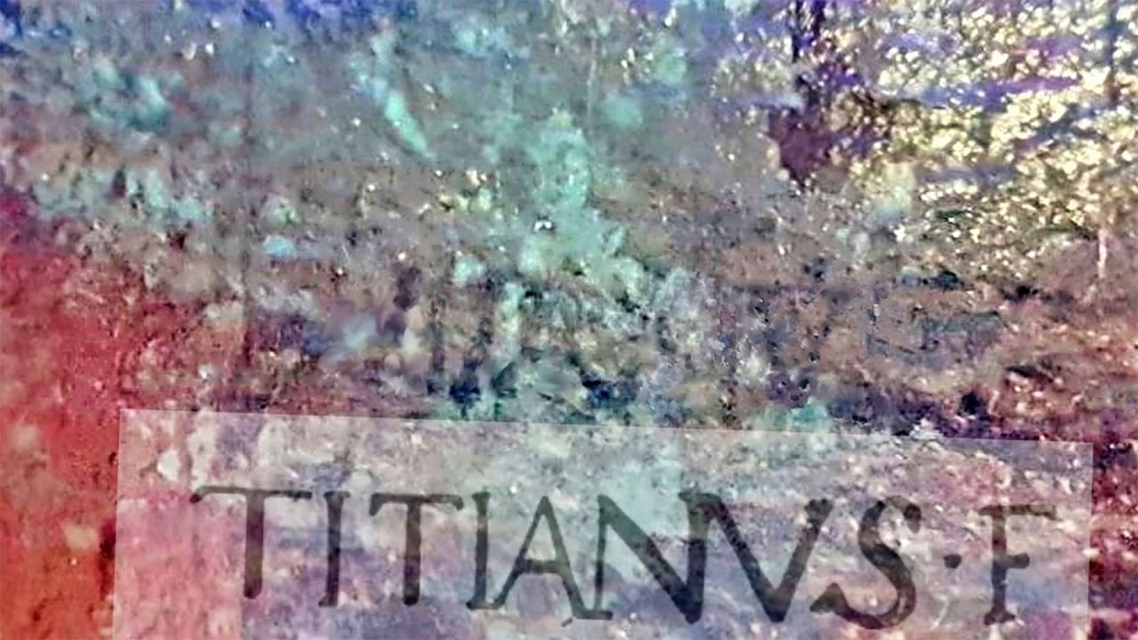 The signature was discovered on the jug.