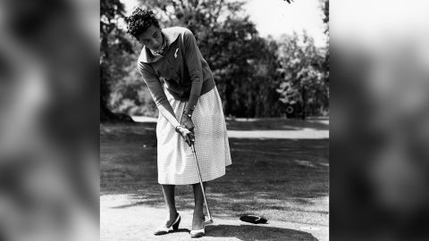 At the age of 36 Althea Gibson made history after becoming the first African American golfer to earn status on the LPGA Tour. She was also known for her seminal tennis career.