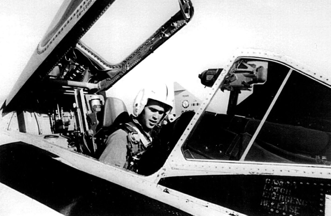 Bush was a pilot in the Texas Air National Guard from 1968-1970. His father was a naval aviator who fought during World War II.