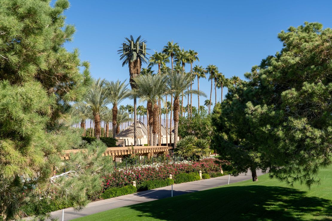 A single palm tree installation in Indian Wells, Calif. 4G sites can be modified to support 5G.