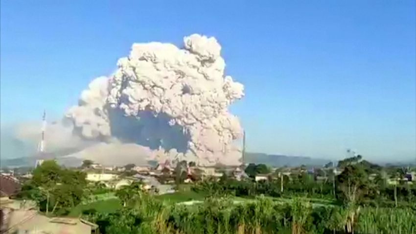 Mount Sinabung in Indonesia erupted on March 2, launching a cloud of ash and dust several kilometers into the sky. No one was injured in the eruption but authorities have warned people to stay away from the crater. 