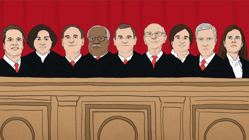 scotus justices drawing