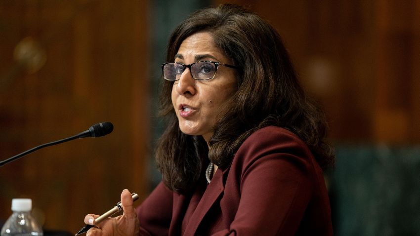 WASHINGTON, DC - FEBRUARY 10: Neera Tanden, nominee for Director of the Office of Management and Budget (OMB), testifies at her confirmation hearing before the Senate Budget Committee on February 10, 2021 at the U.S. Capitol in Washington, DC. Tanden helped found the Center for American Progress, a policy research and advocacy organization and has held senior advisory positions in Democratic politics since the Clinton administration. (Photo by Anna Moneymaker-Pool/Getty Images)