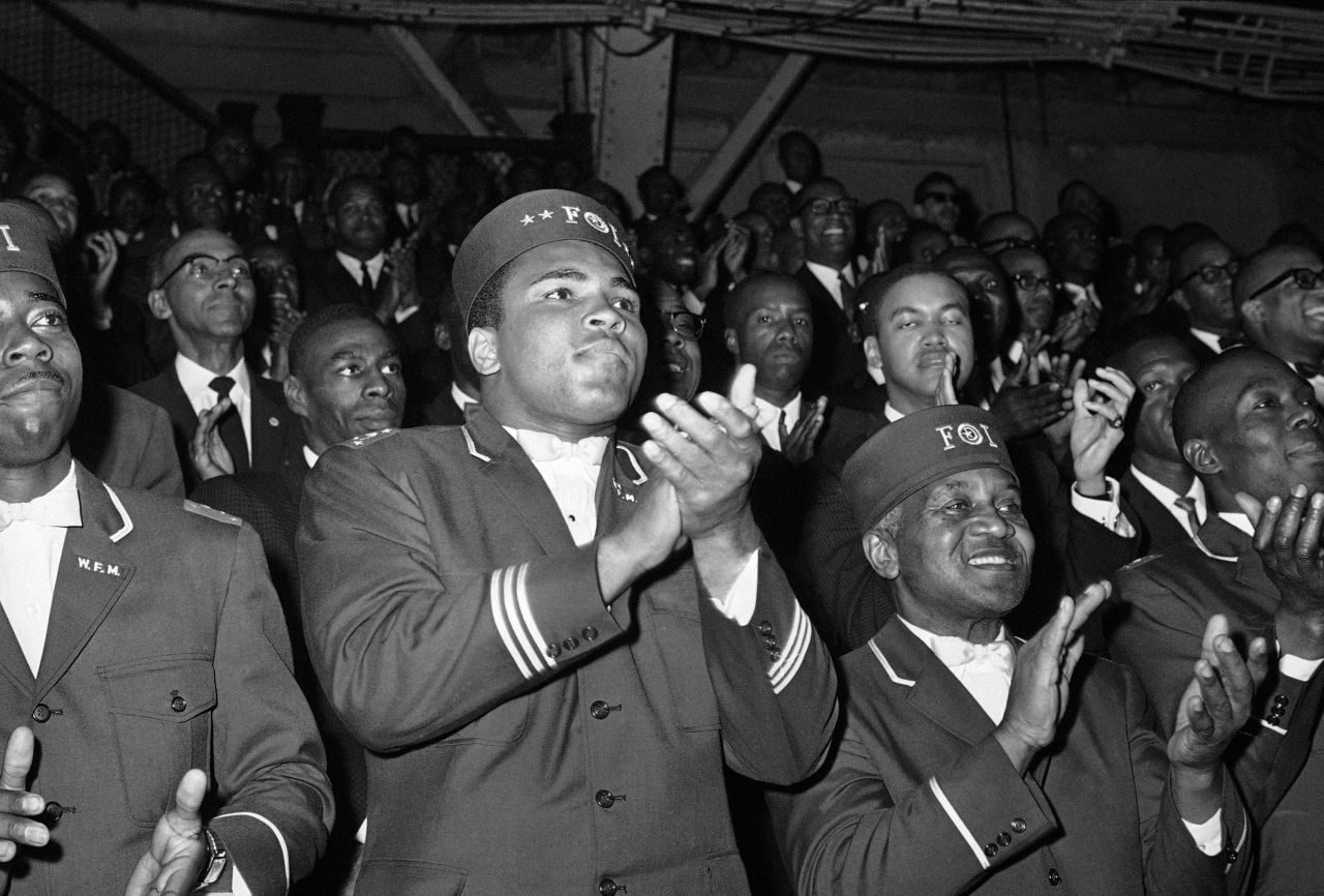 March 6, 1964 -- In the wake of winning the world title, Clay announced his affiliation with The Nation of Islam, and after briefly becoming Cassius X, he changed his name to Muhammad Ali.