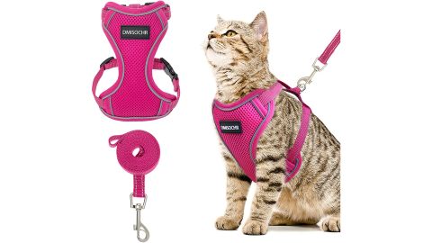 Dmisochr escape-proof cat harness and leash set