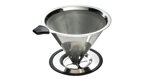 Yitelle Stainless Steel Pour-Over Coffee Cone Dripper